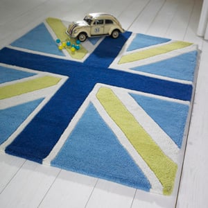 Win a blue Union Jack Rug worth £79 this July!